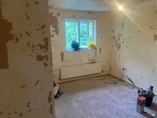 Before decorating project 1